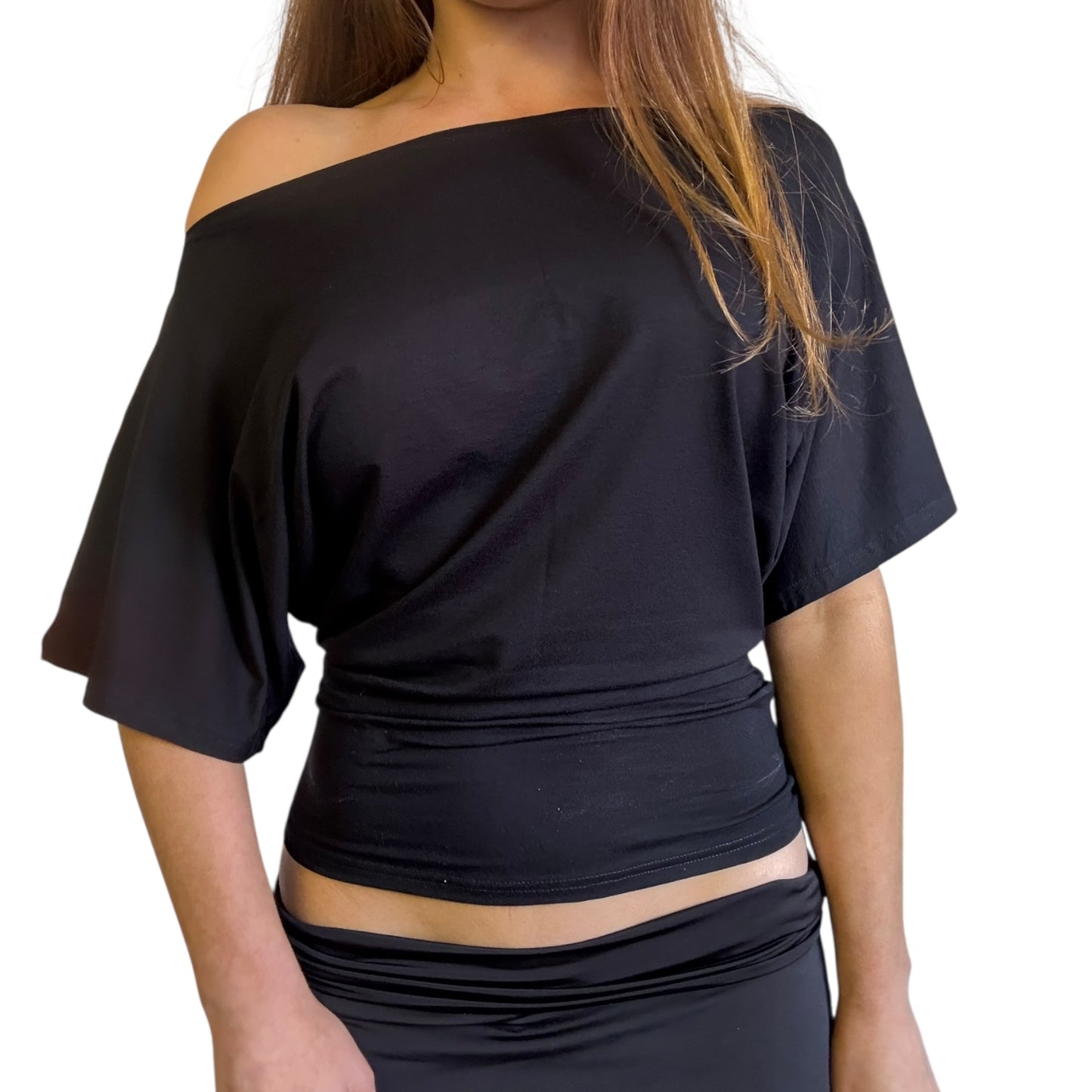 Remy Off Shoulder Top - Black
