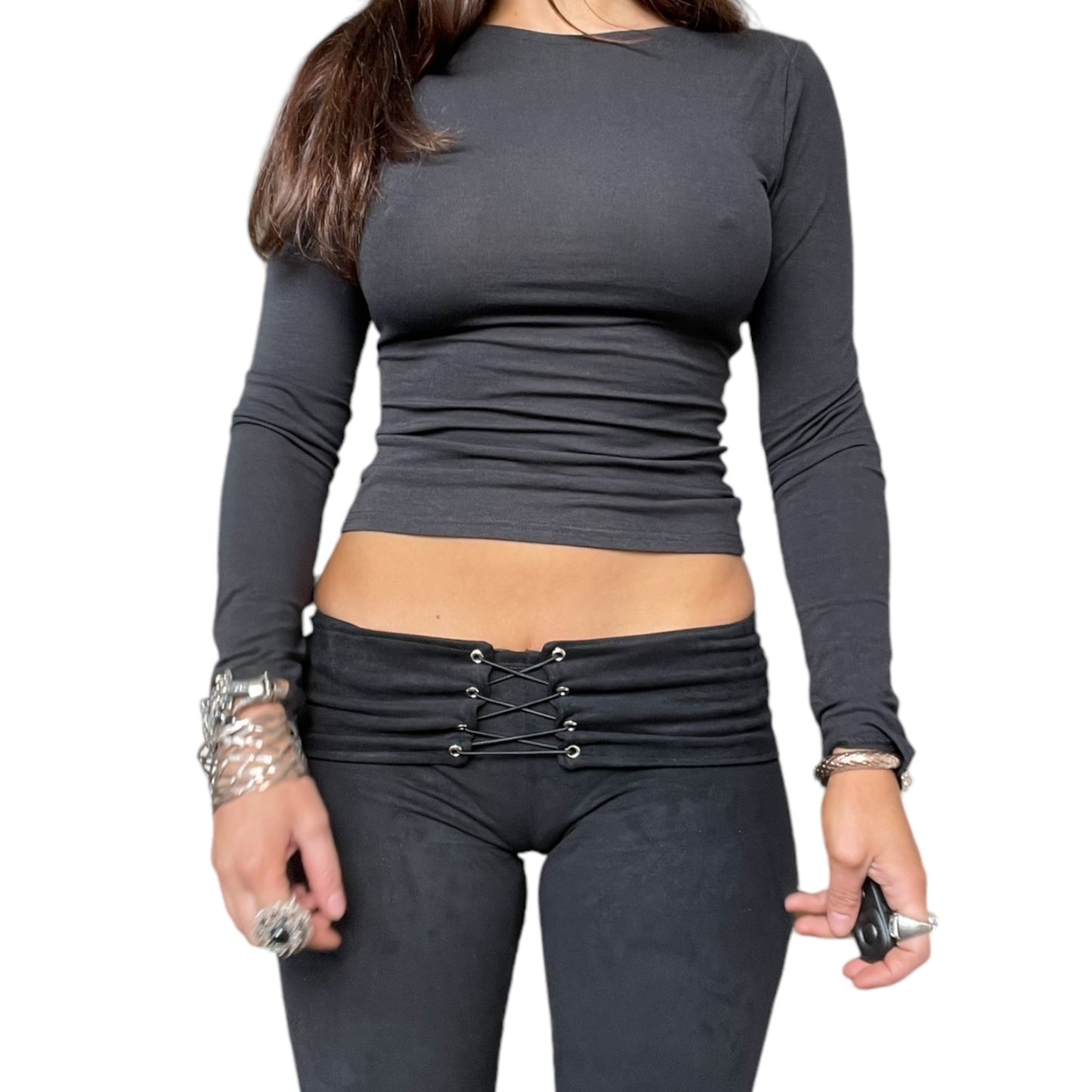 Siena Lace Up Flares