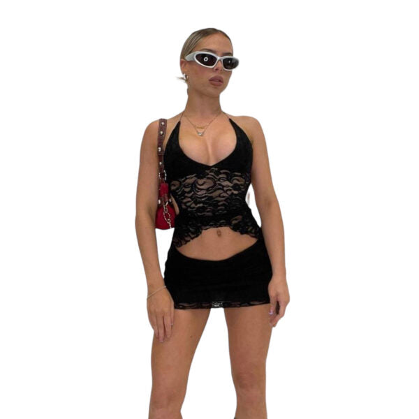 Drea Top & Mini Skirt Set