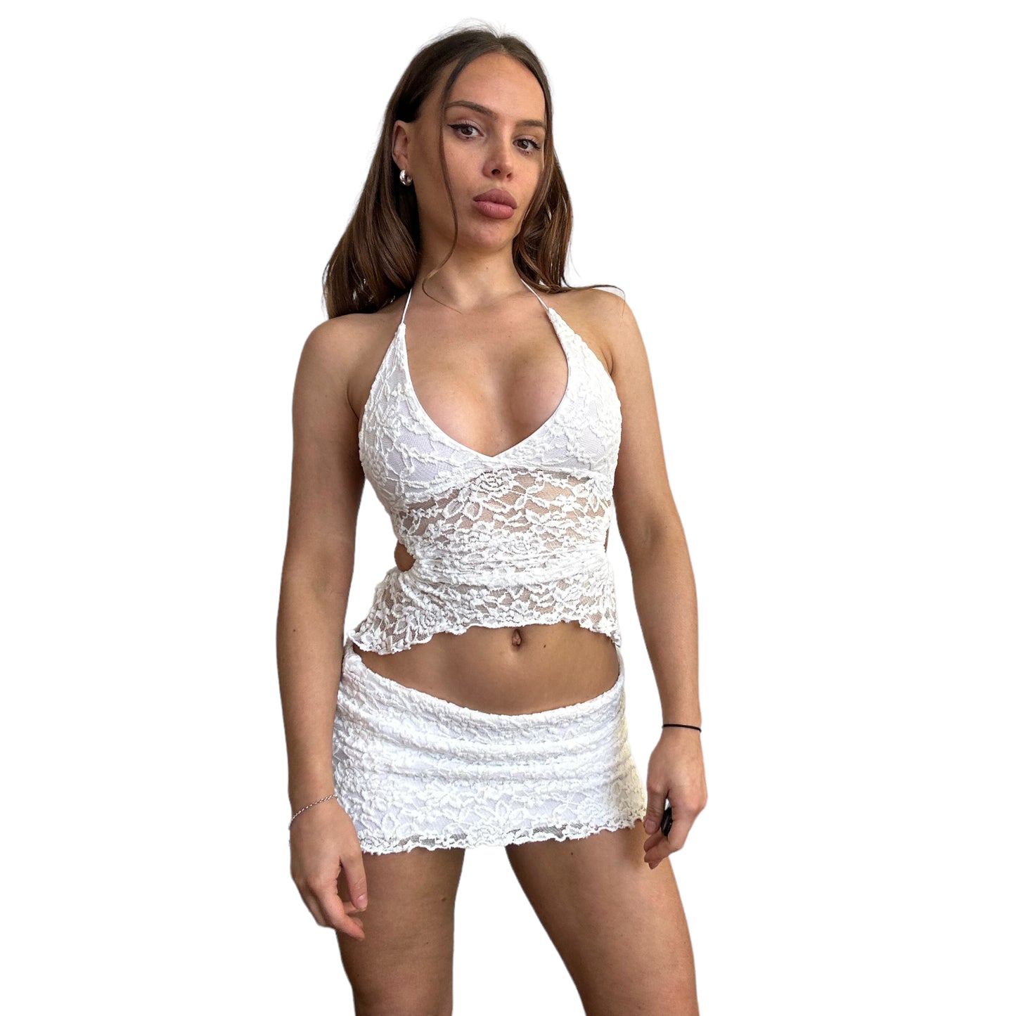 Drea Top & Mini Skirt Set