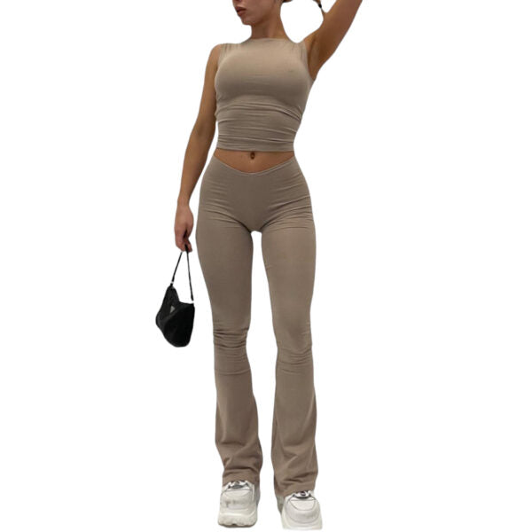 Teddy Flares & Tank Two Piece Set