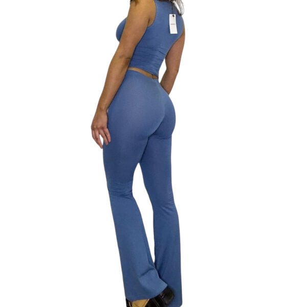 Teddy Flares & Tank Two Piece Set