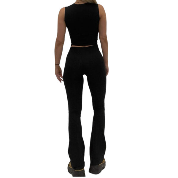 Teddy Flares & Tank Two Piece Set