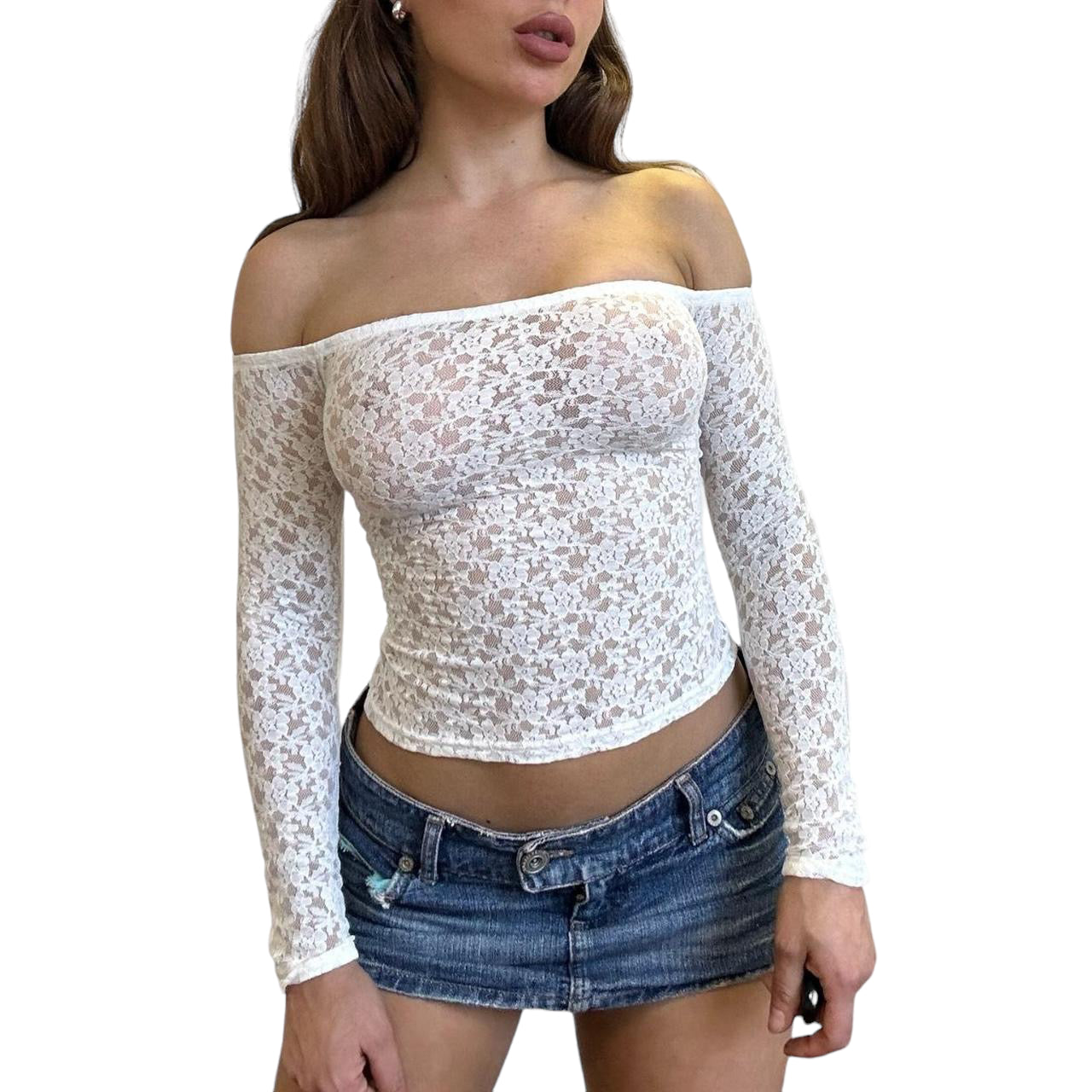 Tizia Off Shoulder Lace Top