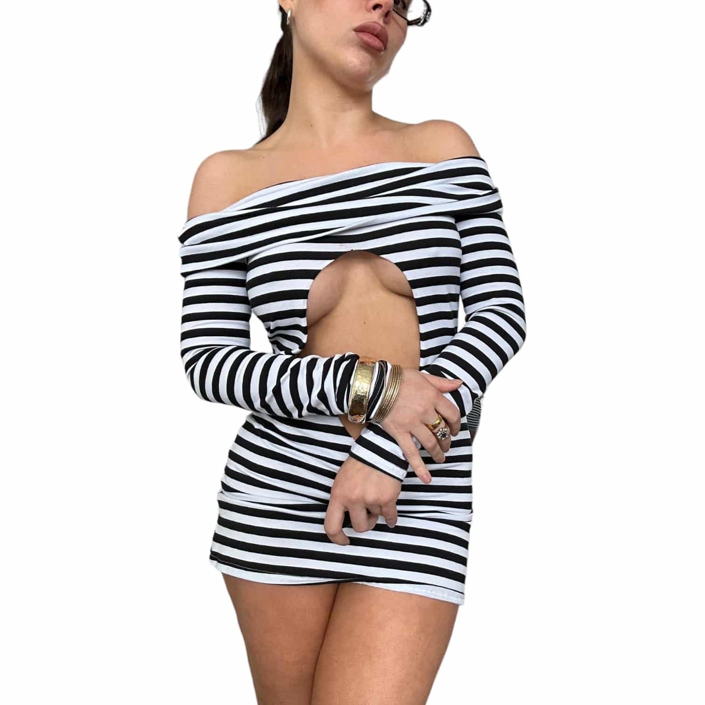Saila Off Shoulder Mini Dress
