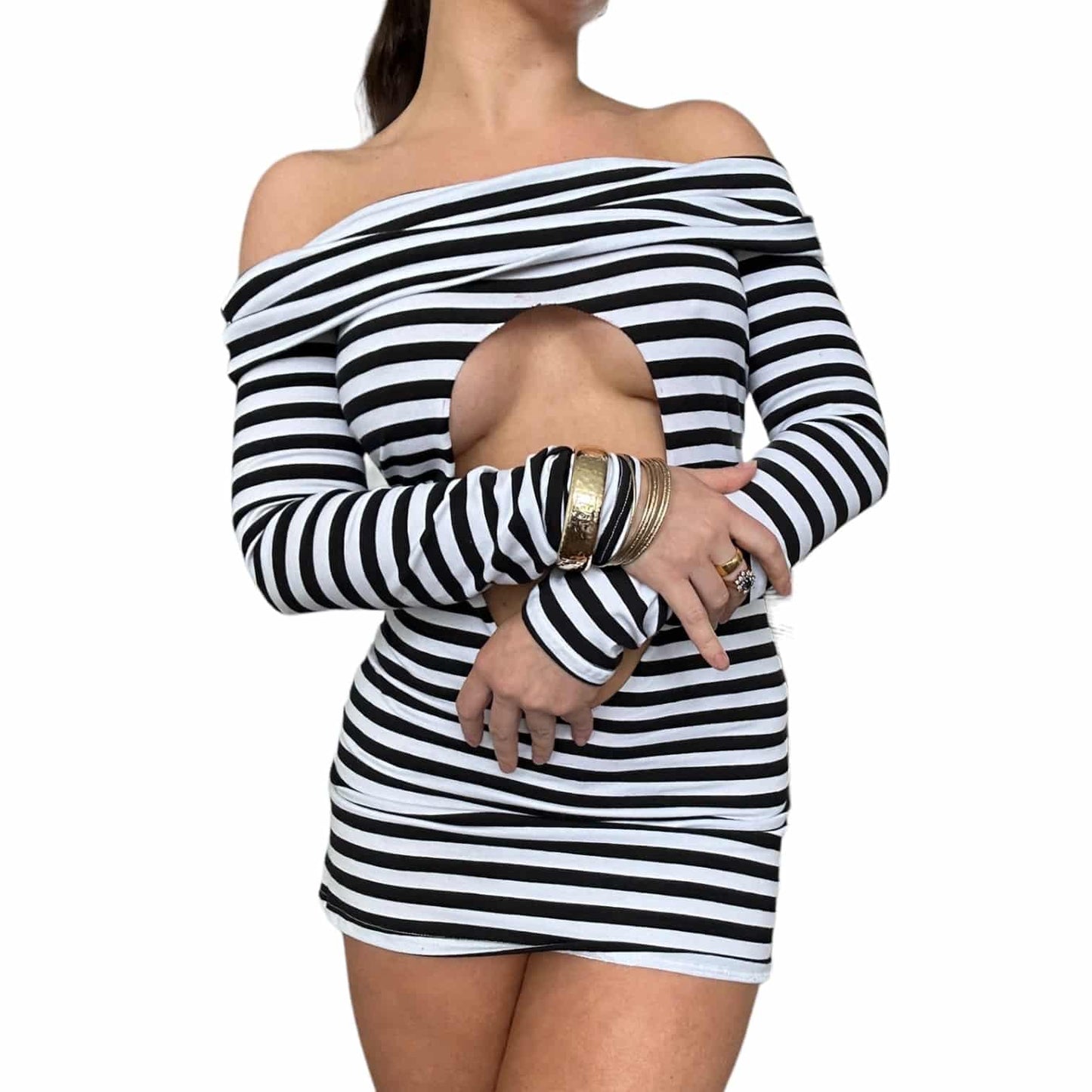 Saila Off Shoulder Mini Dress