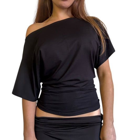 Remy Off Shoulder Top - Black