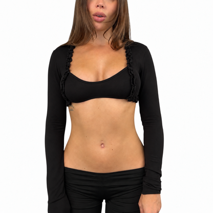 Mimi Long Sleeved Bralet ( Shrug & Bralette )