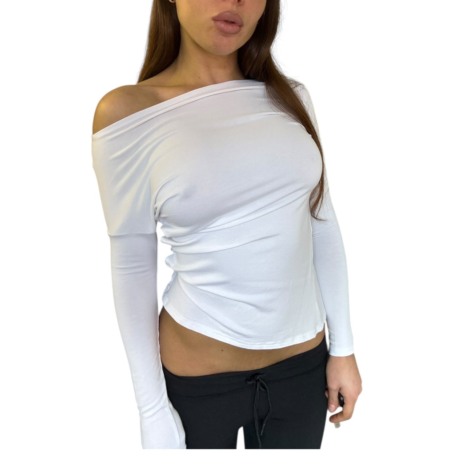 Beau Off Shoulder Long Sleeved Top