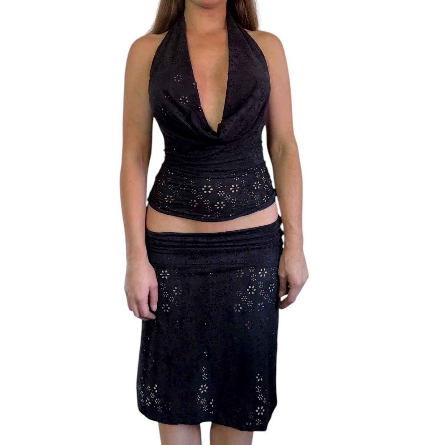 Sofia Foldover Midi Skirt