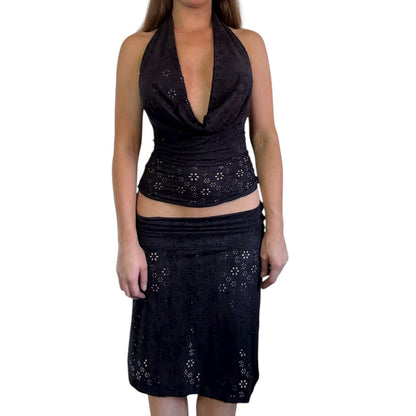 Sofia Foldover Midi Skirt