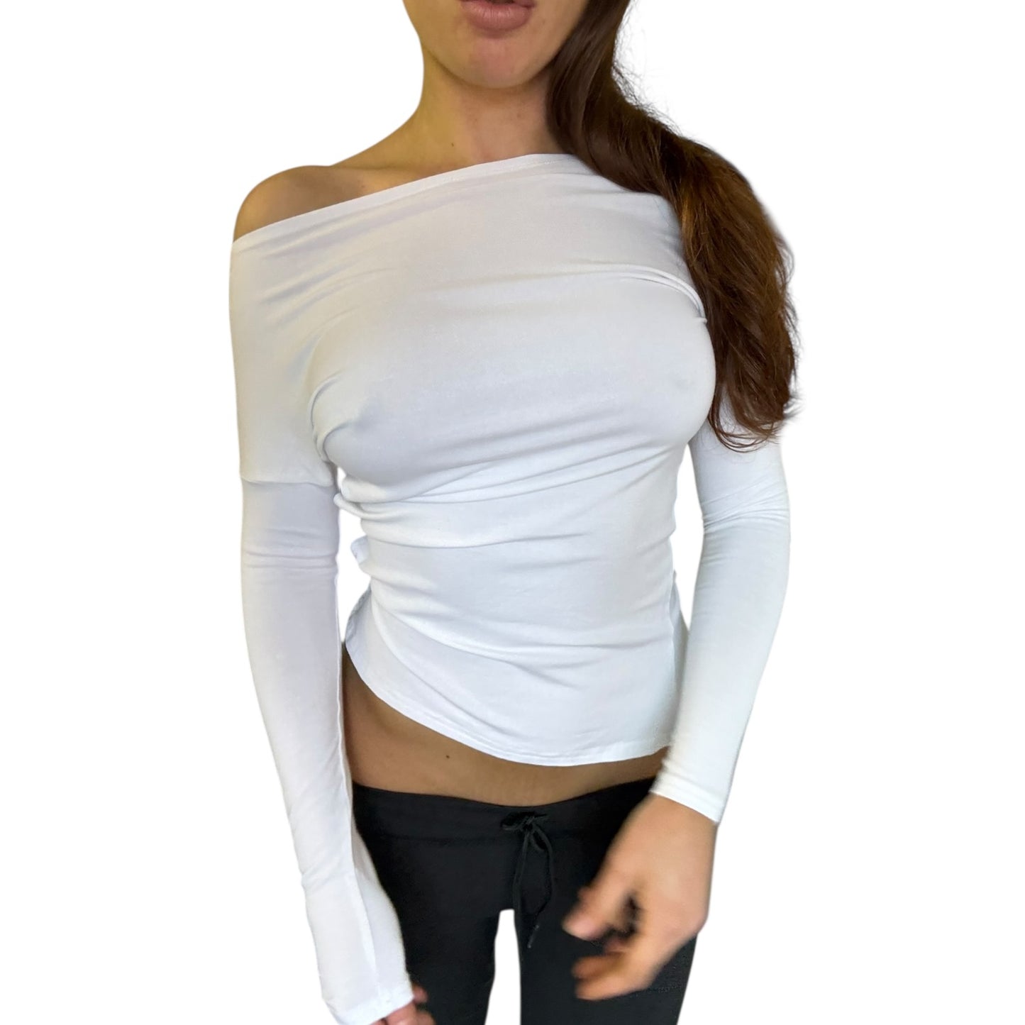 Beau Off Shoulder Long Sleeved Top