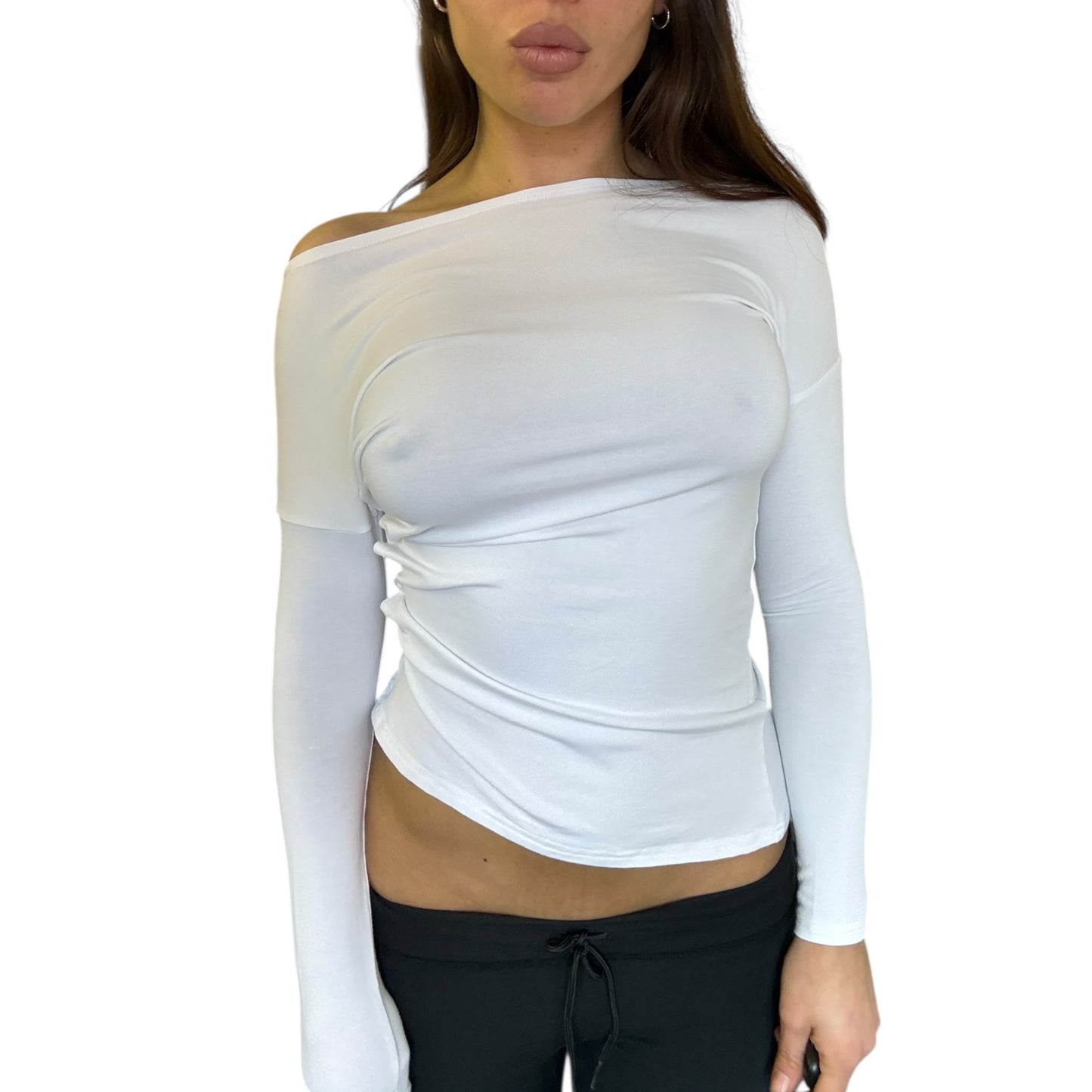 Beau Off Shoulder Long Sleeved Top