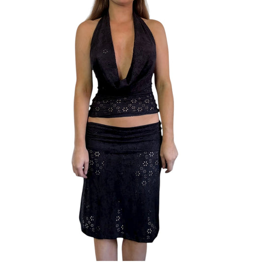 Sofia Foldover Midi Skirt