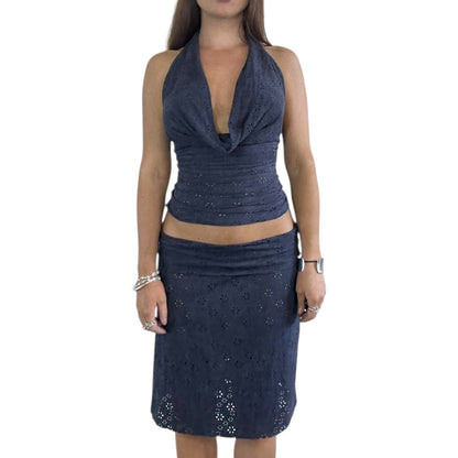 Sofia Foldover Midi Skirt
