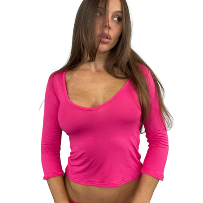 Daphne Top - Hot Pink