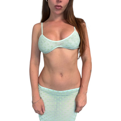 Mimi Bralet - Mint Polka dot
