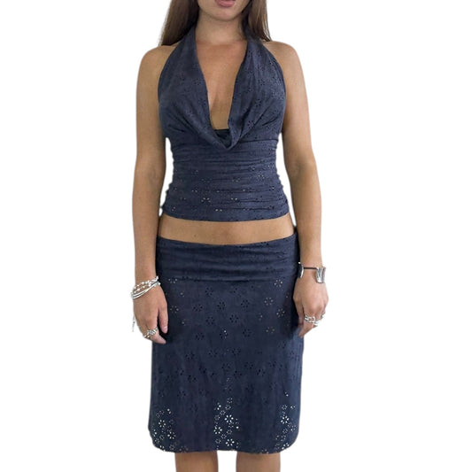 Sofia Foldover Midi Skirt
