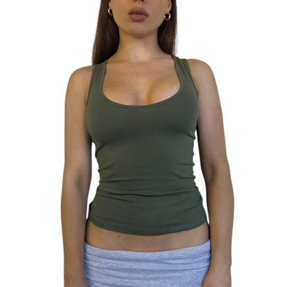 Nia Tank Top - Khaki