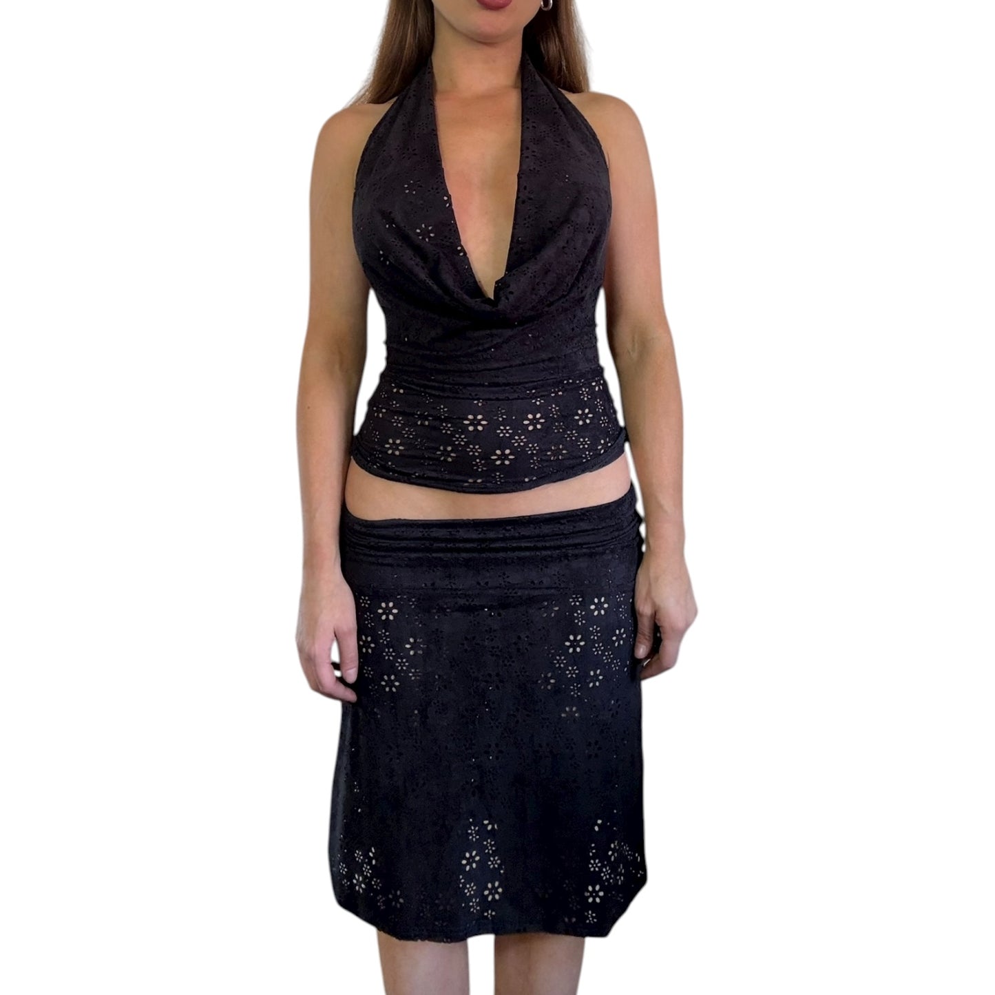 Sofia Foldover Midi Skirt