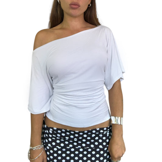 Emma Off Shoulder Top - White