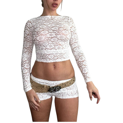 Dessa Long Sleeved Lace Top