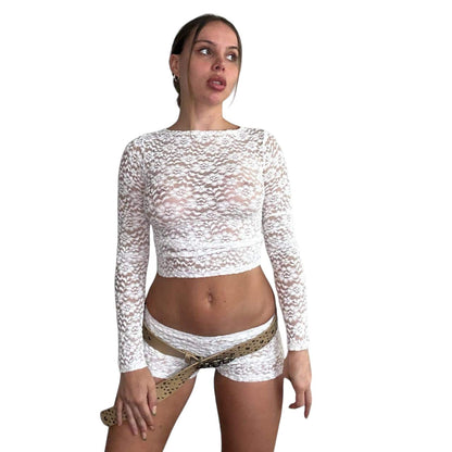 Dessa Long Sleeved Lace Top