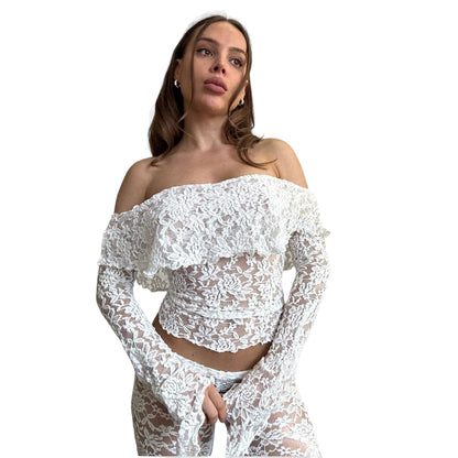 Mia Off Shoulder Lace Top