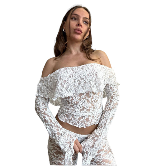 Mia Off Shoulder Lace Top